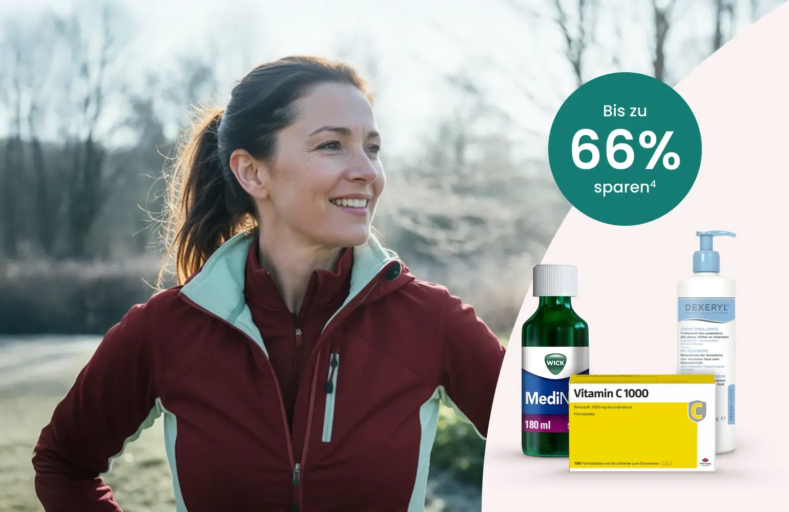 Entdecken Sie die medpex Winter Sale Angebote und sparen Sie jetzt bis zu 66% auf Gesundheitsprodukte, Beauty, Nahrungsergänzungsmittel und mehr.